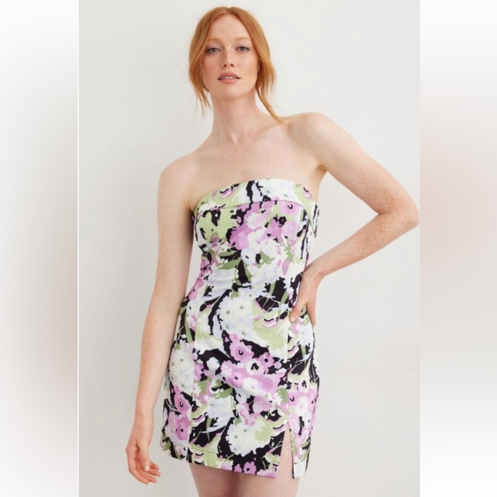 Dynamite Mini Strapless Bodycon Dress NWT